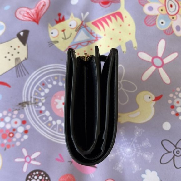 Kate Spade Staci Colorblock Medium Compact Bifold Wallet Warm Beige Multi - Picture 7 of 16